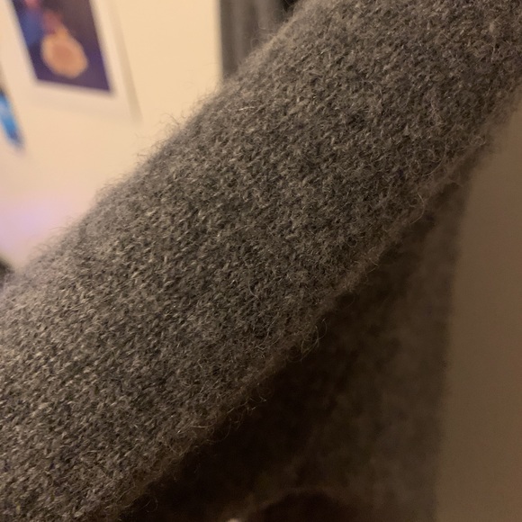 Gray Cashmere Cardigan - 41 Hawthorn - Picture 7 of 9